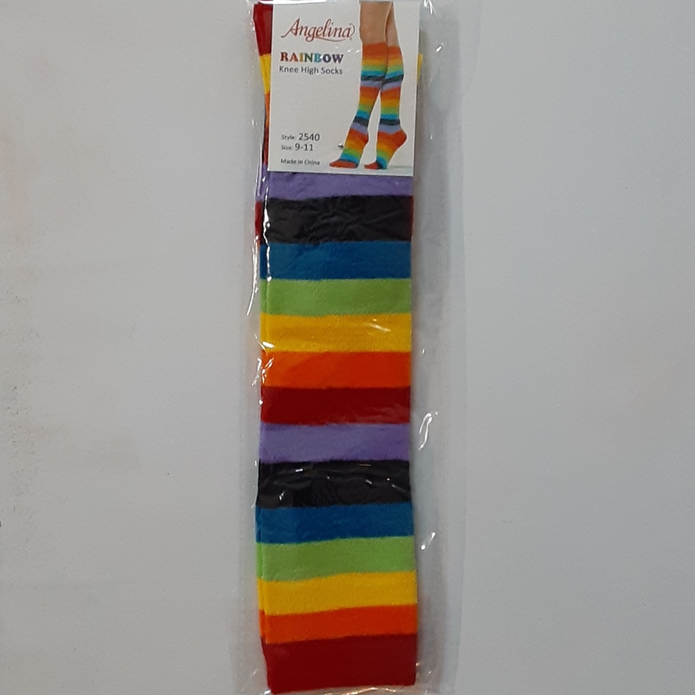 Rainbow Knee High Socks